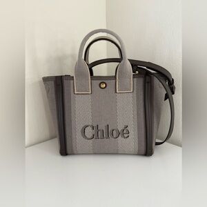 CHLOÉ Carry Tote Bag in Canvas